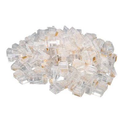 Cat6A PLUG RJ45 8-Wire Solid Cable (100 Pack)   NET-1000606